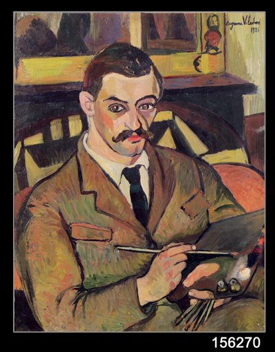 Portrait of Maurice Utrillo (1883-1955) 1921 by Marie Clementine (Suzanne) Valadon